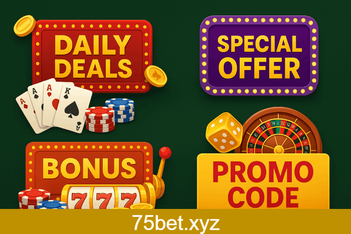 Bônus e recompensas exclusivas do Cassino 75BET